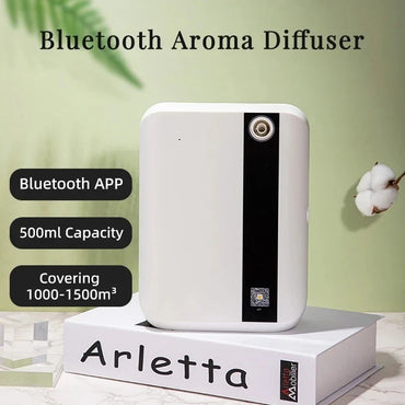 Bluetooth Essential Oil Diffuser – 500ML Aromatic Humidifier