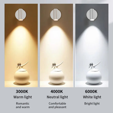 Rechargeable LED Magnetic Wall Lamp – Wireless Touch Light