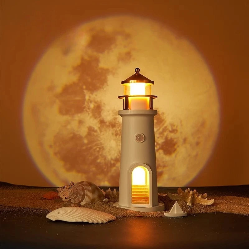 Moon Lamp Night Light – Lighthouse Ambient Motion Sensor