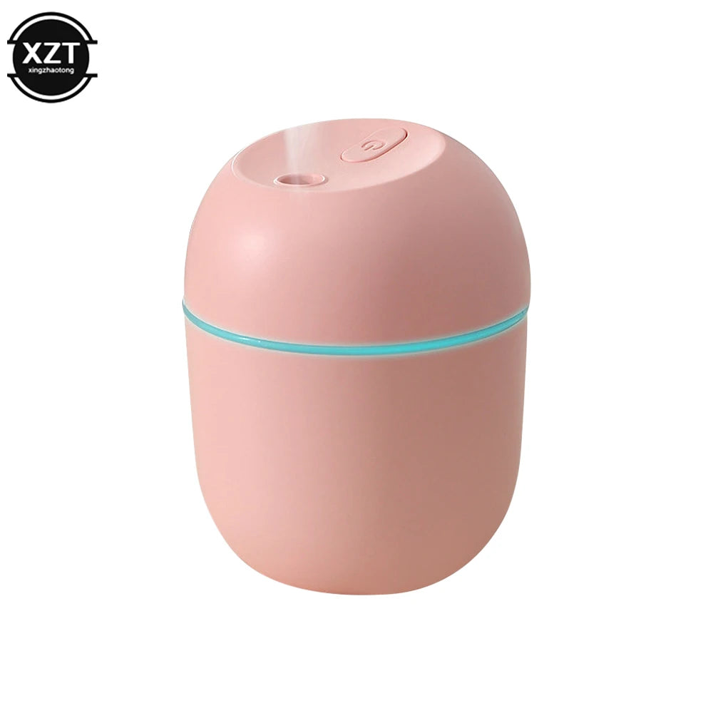 Mini Aroma Oil Diffuser – 220ML USB LED Humidifier for Home