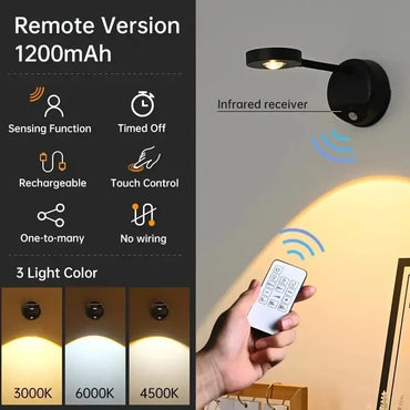 Wireless LED Wall Light – USB Rechargeable Motion Sensor