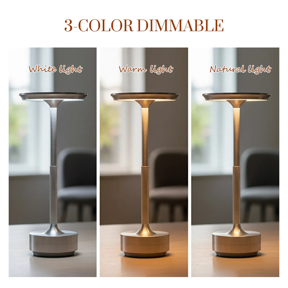 Rechargeable Wireless Touch Table Lamp – USB-C Creative Desk