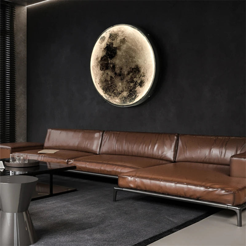 Moon Wall Lamp – Modern Nordic Bedroom Bedside Wall Light