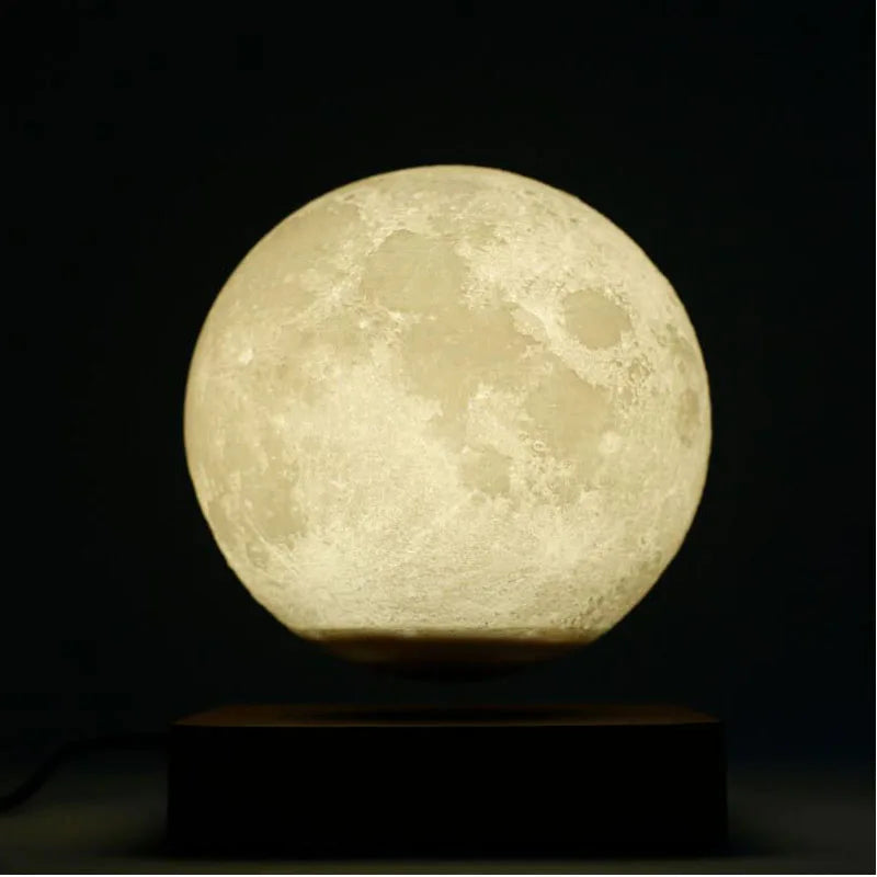 3D Magnetic Levitating Moon Lamp – Rotating LED Night Light