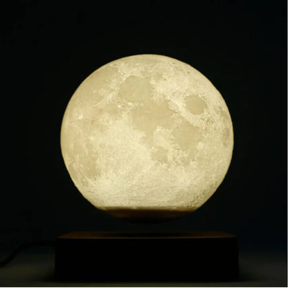 3D Magnetic Levitating Moon Lamp – Rotating LED Night Light