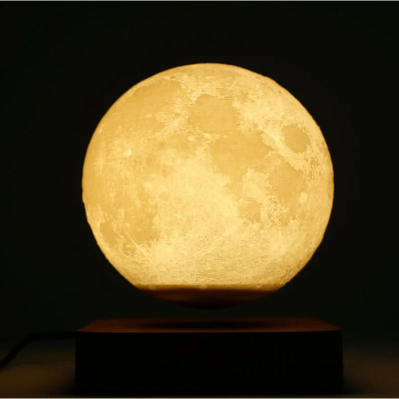 3D Magnetic Levitating Moon Lamp – Rotating LED Night Light