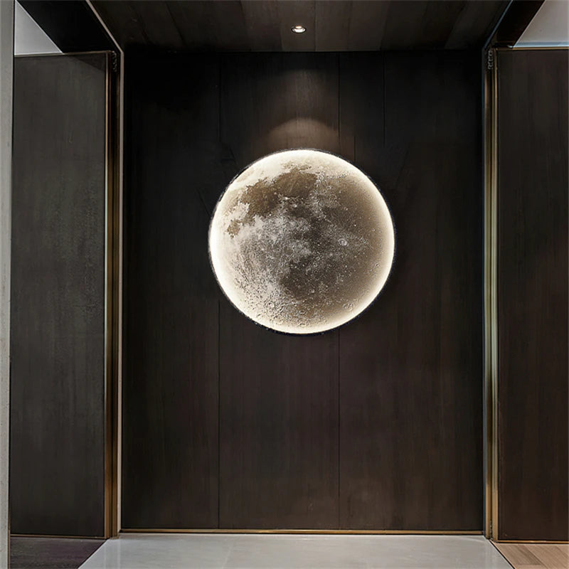 Moon Wall Lamp – Modern Nordic Bedroom Bedside Wall Light