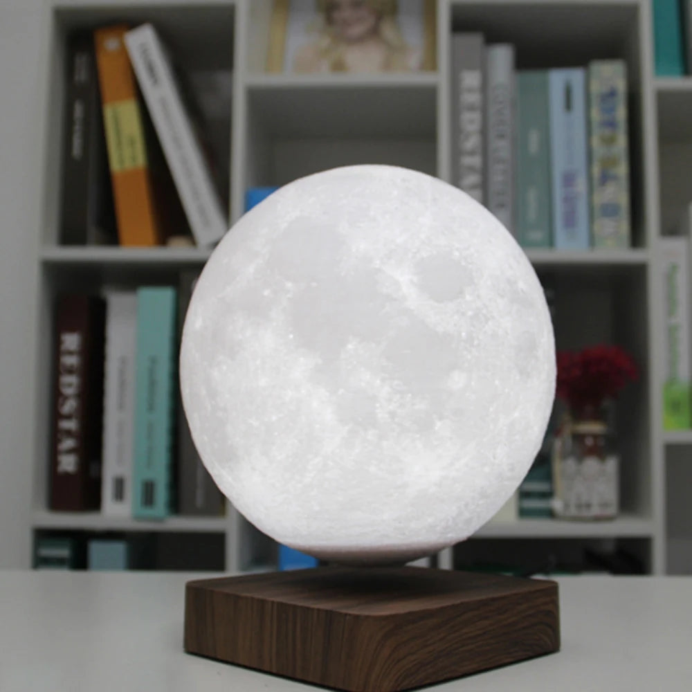 3D Magnetic Levitating Moon Lamp – Rotating LED Night Light