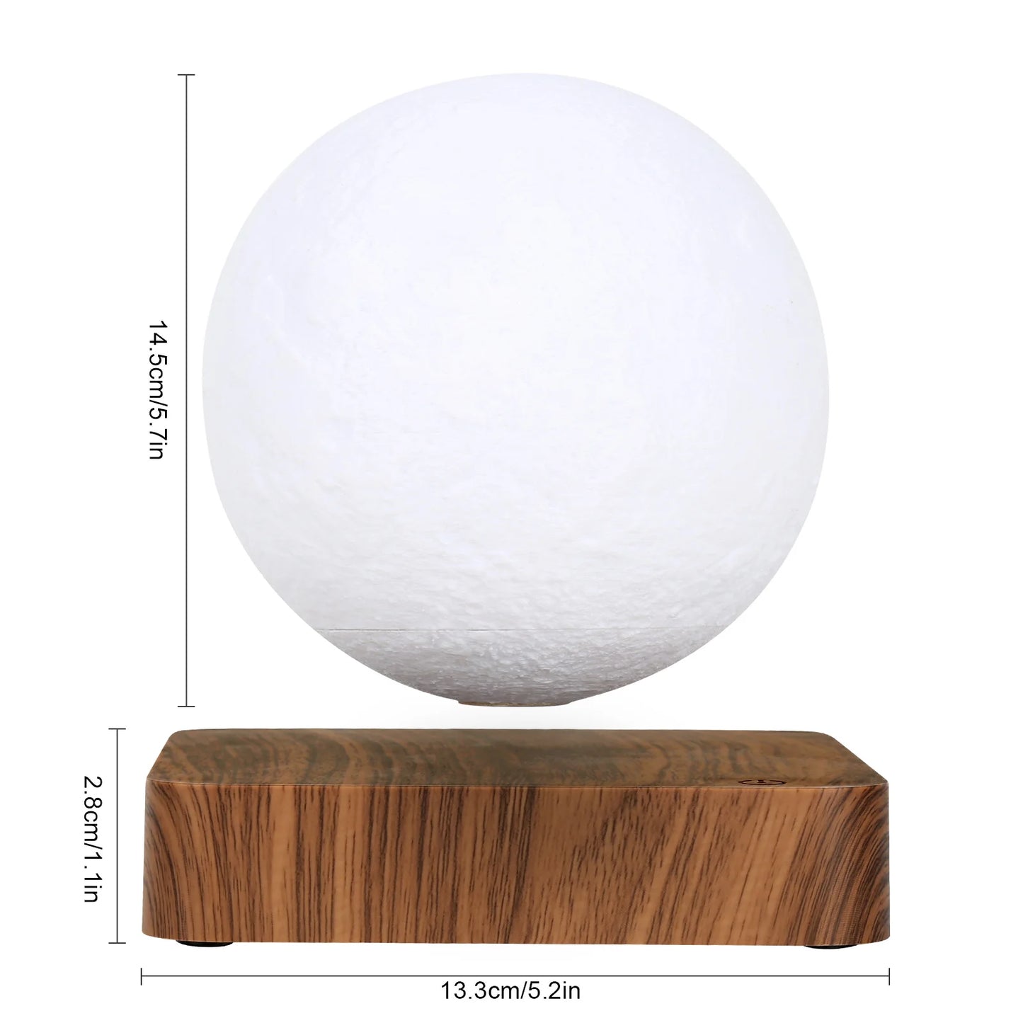 3D Magnetic Levitating Moon Lamp – Rotating LED Night Light