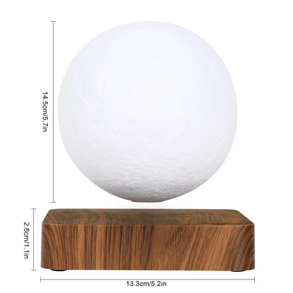 3D Magnetic Levitating Moon Lamp – Rotating LED Night Light
