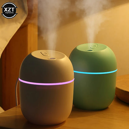 Mini Aroma Oil Diffuser – 220ML USB LED Humidifier for Home