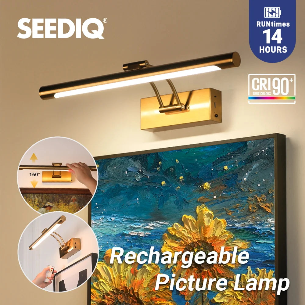 Rechargeable Wireless LED Wall Lamp – 40CM Remote Control