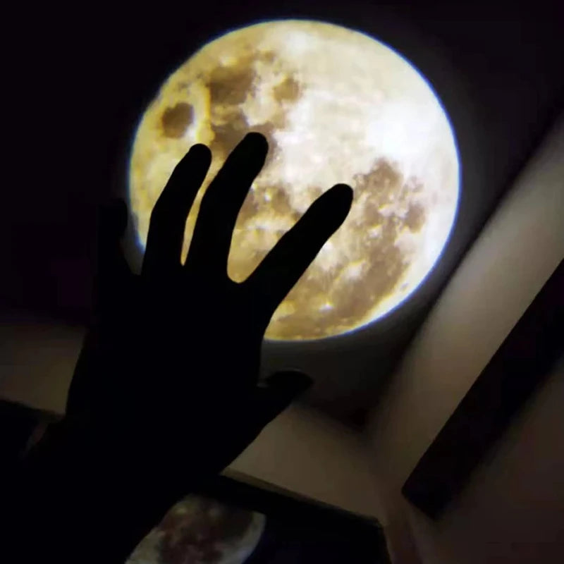 Moon Light Projection Lamp – Bedroom Table Night Light