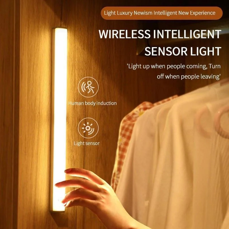 Wireless LED Motion Sensor Lamp – Rechargeable Wall Light