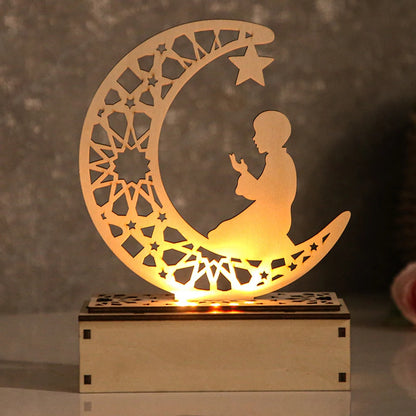 LED Ramadan Moon Desk Lamp – Home Eid Decoration Light