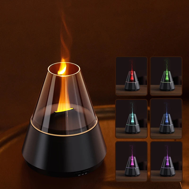 Ultrasonic Aroma Diffuser – Essential Oil Candle Light Lamp
