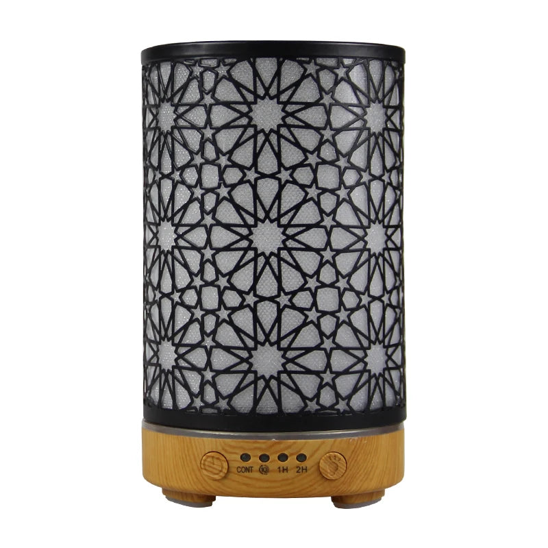 100ML Ultrasonic Aroma Diffuser – LED Night Light, Timer