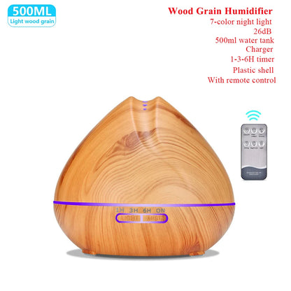 Ultrasonic Aroma Diffuser – Essential Oil LED Mist Humidifier