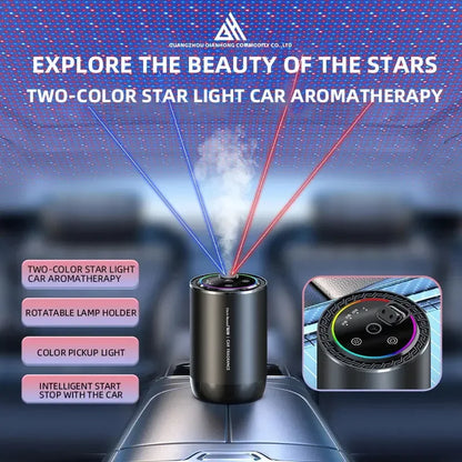 Star Light Car Diffuser – LED Aromatherapy Air Freshener
