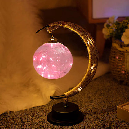 LED Ramadan Moon Desk Lamp – Home Eid Decoration Light