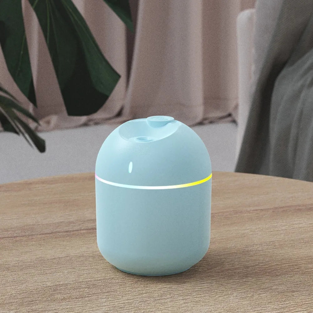 Cool Mist Air Humidifier – 270ML USB Aroma LED Night Light