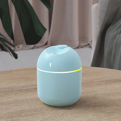 Cool Mist Air Humidifier – 270ML USB Aroma LED Night Light