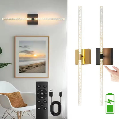 Modern Wireless Wall Lamp – USB Rechargeable, 3 Modes