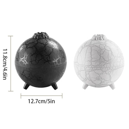 Planet Aroma Diffuser – USB LED Flame Projection Humidifier