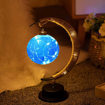 LED Ramadan Moon Desk Lamp – Home Eid Decoration Light