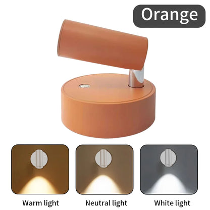 Rechargeable LED Magnetic Wall Lamp – Wireless Touch Light