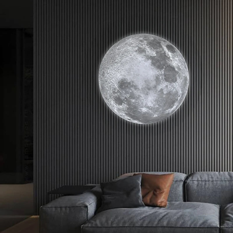 Moon Projection Lamp – 3-Color LED Romantic Night Light