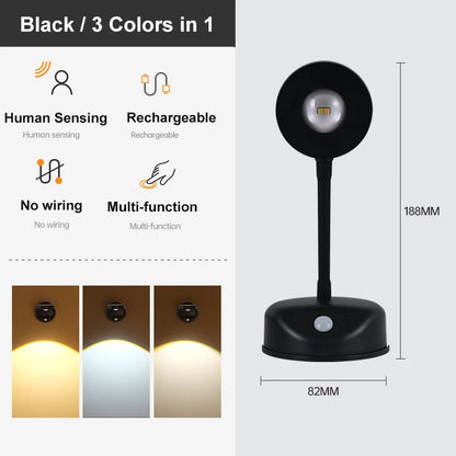 Wireless LED Wall Light – USB Rechargeable Motion Sensor