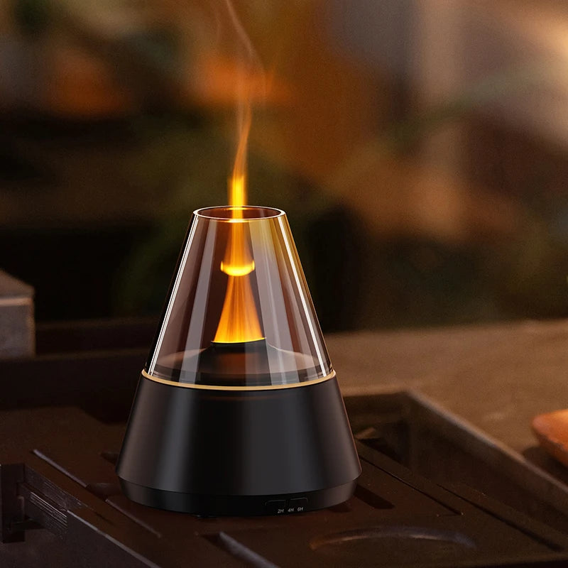 Ultrasonic Aroma Diffuser – Essential Oil Candle Light Lamp
