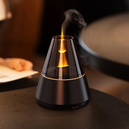 Ultrasonic Aroma Diffuser – Essential Oil Candle Light Lamp