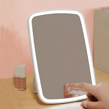 Portable LED Makeup Mirror – Touch, 3 Modes Adjustable Light