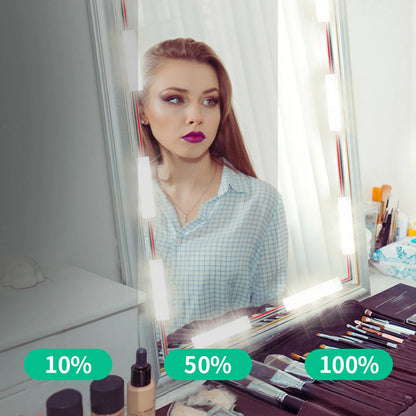 Touch LED Mirror Light – 6/18/30/42 LEDs USB Dimmable