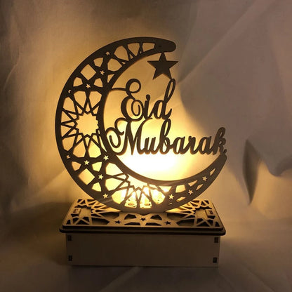 LED Ramadan Moon Desk Lamp – Home Eid Decoration Light