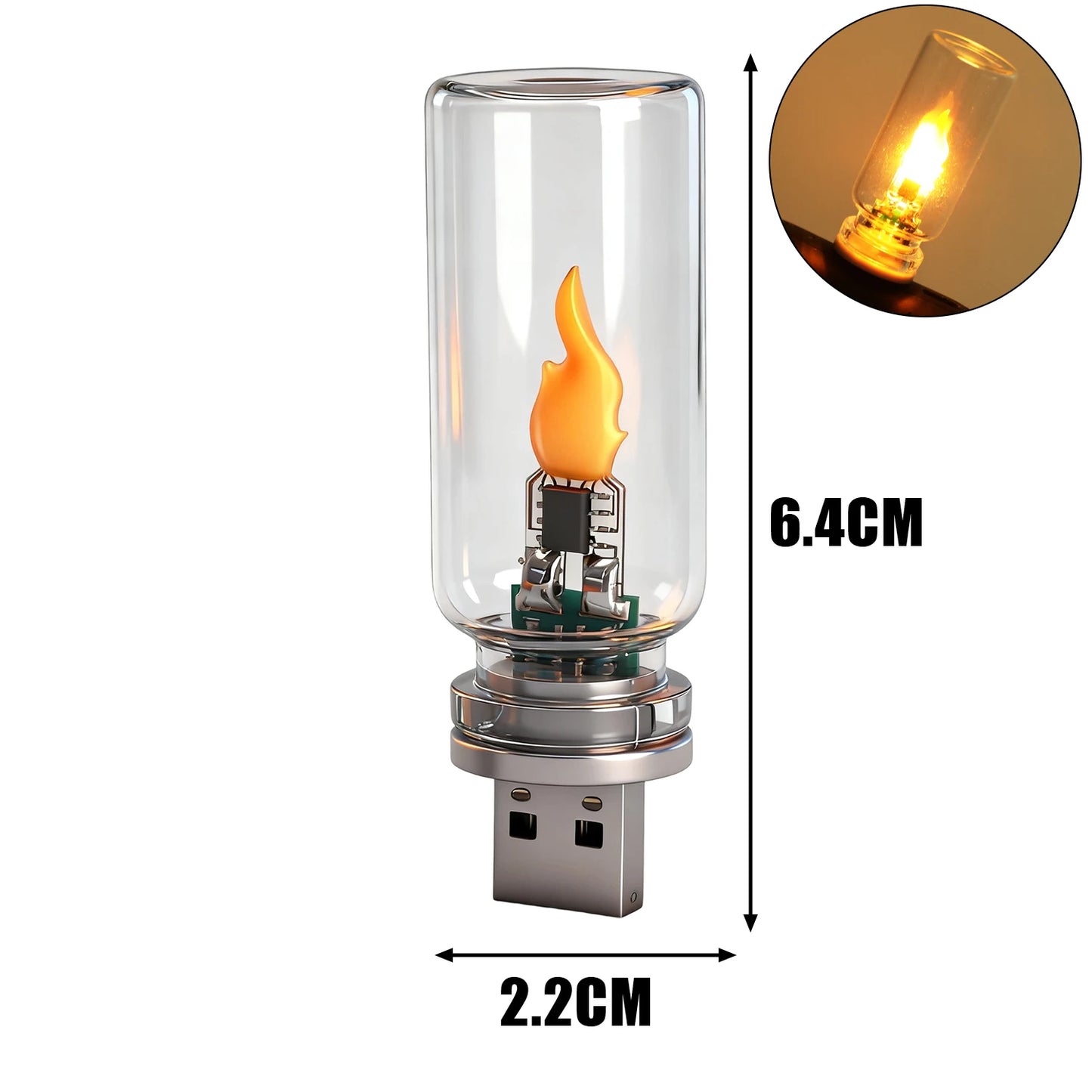 Car LED Ambient Light – USB Night Lamp for Interior Decor