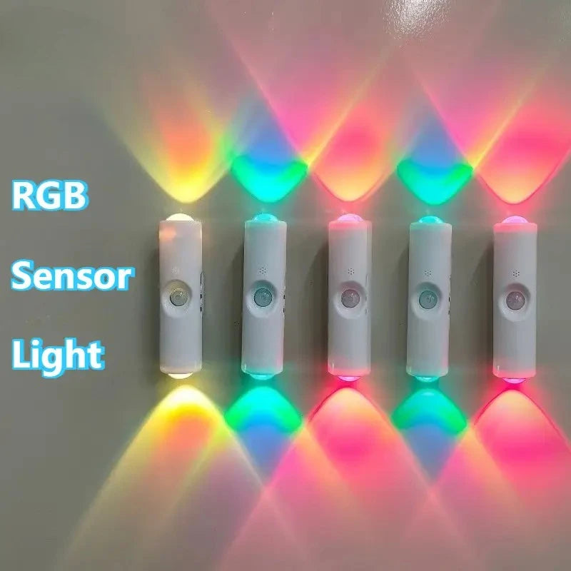 Smart Motion Sensor Wall Light – Dual Head Ambient Lamp