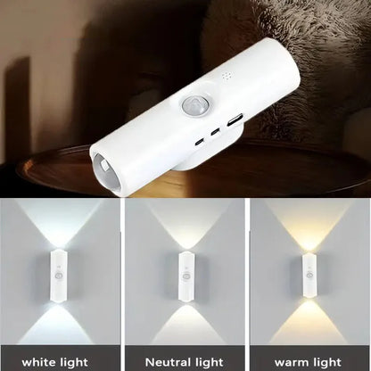 Smart Motion Sensor Wall Light – Dual Head Ambient Lamp