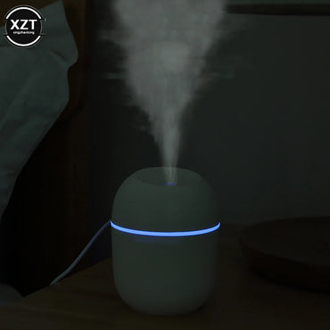Mini Aroma Oil Diffuser – 220ML USB LED Humidifier for Home