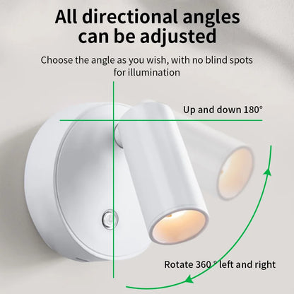 Rechargeable LED Magnetic Wall Lamp – Wireless Touch Light