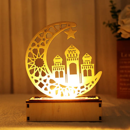 LED Ramadan Moon Desk Lamp – Home Eid Decoration Light