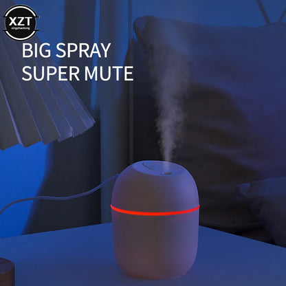 Mini Aroma Oil Diffuser – 220ML USB LED Humidifier for Home