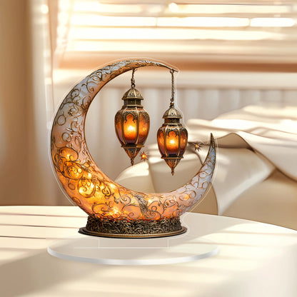 1 Piece Moon Lamp Home Decoration Ornament for Desktop Ideal Family Gift - Stylish Home Decor Holiday Decoration