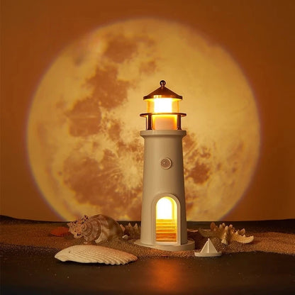 Moon Lamp Night Light – Lighthouse Ambient Motion Sensor