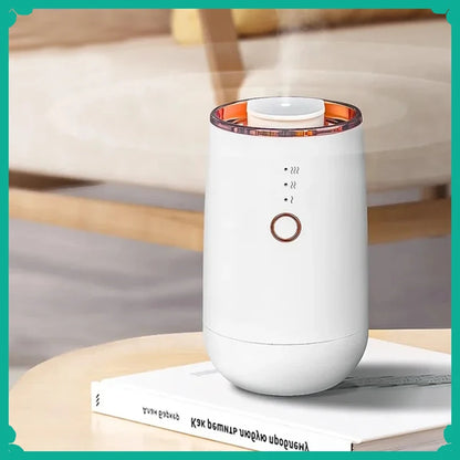 Car USB Aroma Diffuser – Rechargeable, 9-Color LED Light