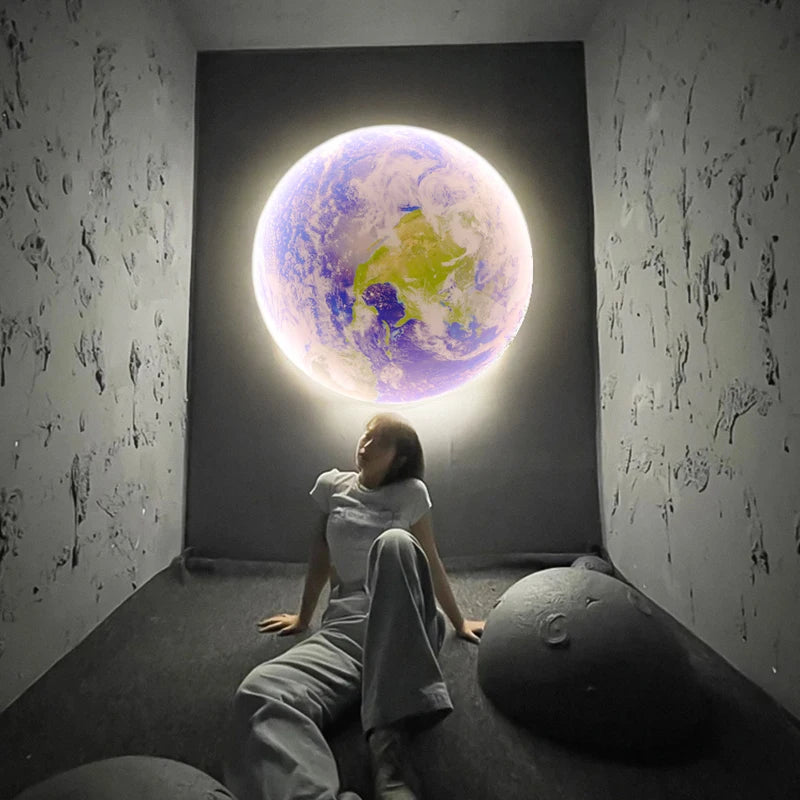 LED Moon Wall Lamp – Modern Indoor Lighting for Home Decor”