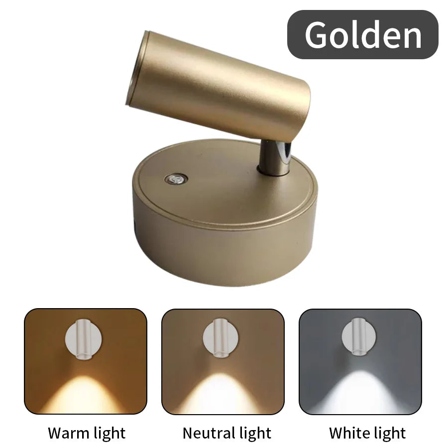 Rechargeable LED Magnetic Wall Lamp – Wireless Touch Light