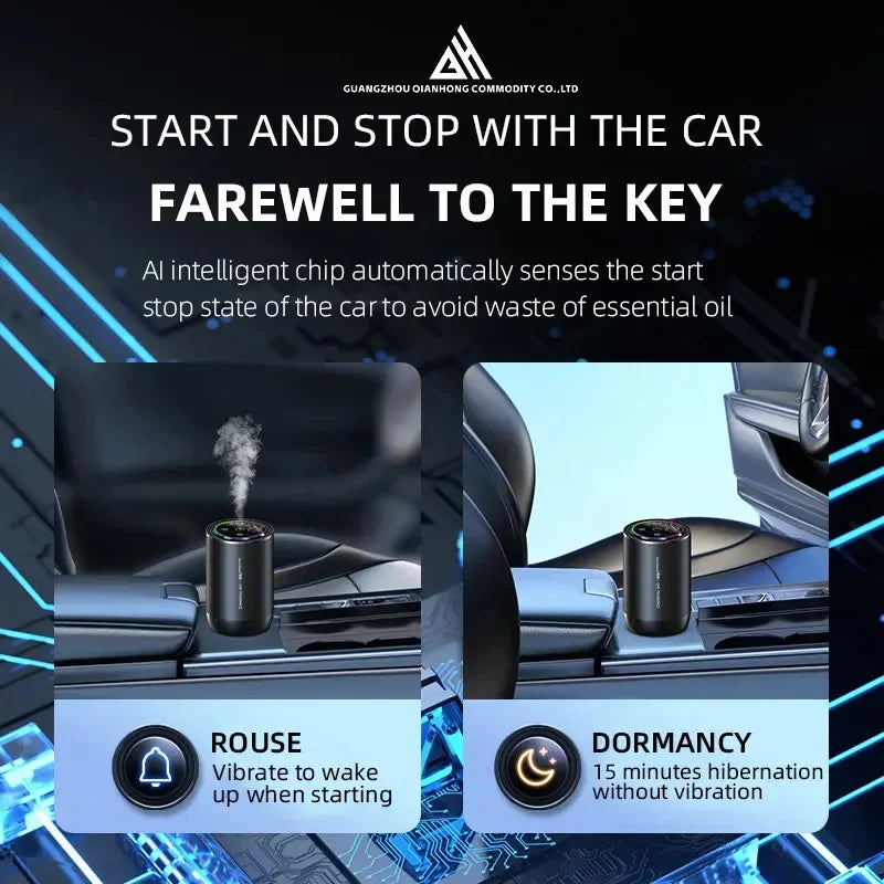 Star Light Car Diffuser – LED Aromatherapy Air Freshener